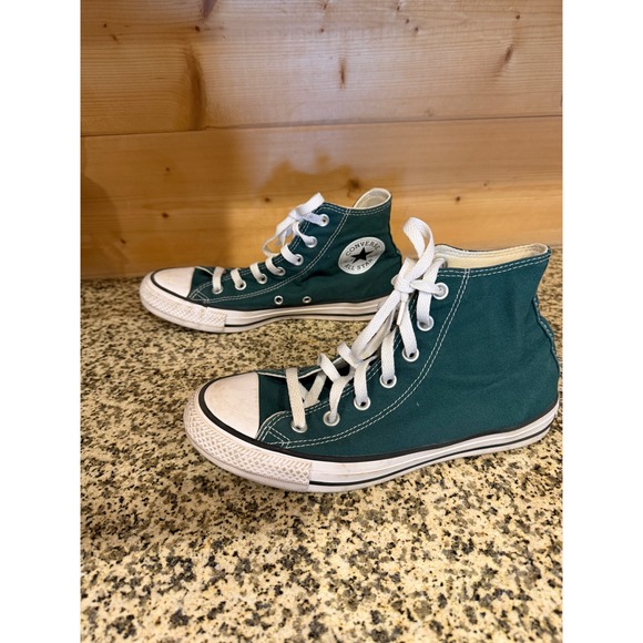 Converse Chuck Taylor All Star High Top Forest Green Sneakers A04544F Men 6 W- 8 - Picture 5 of 8